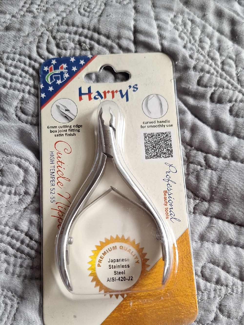 Silver Cuticle Nipper - Stainless Steel